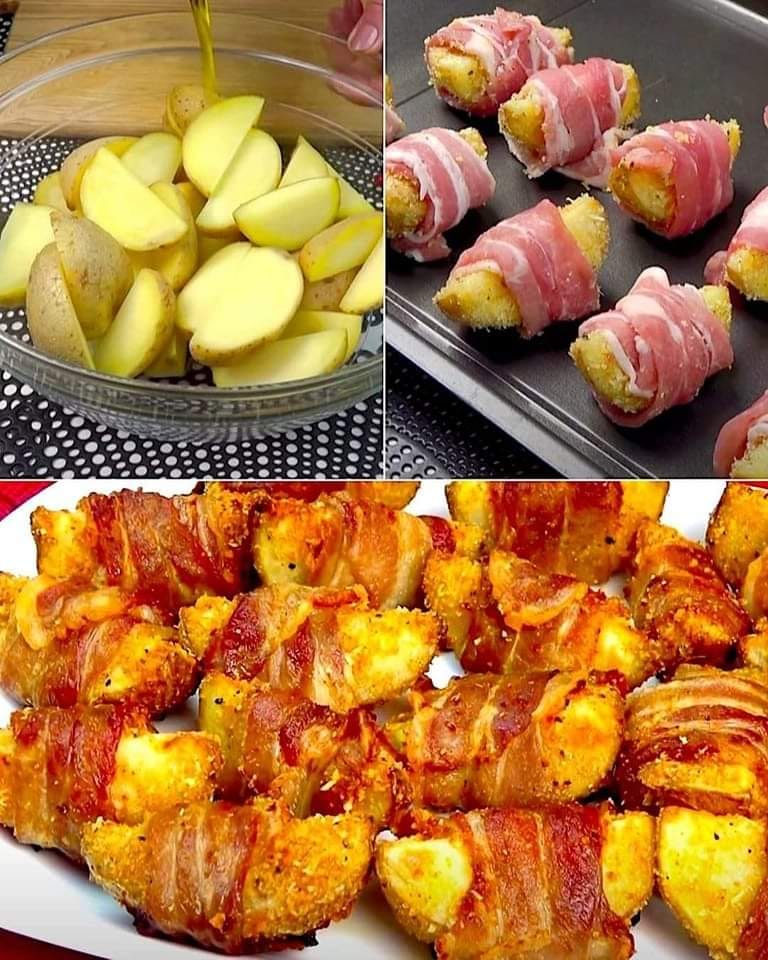 WRAPPED POTATO WITH BACON