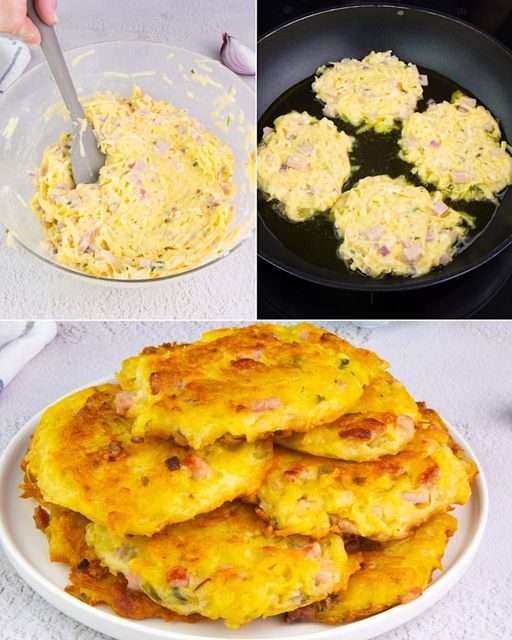 Potato and Ham Fritters: A Quick and Tasty Dish!