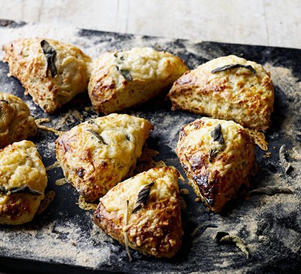 Cheddar & sage scones