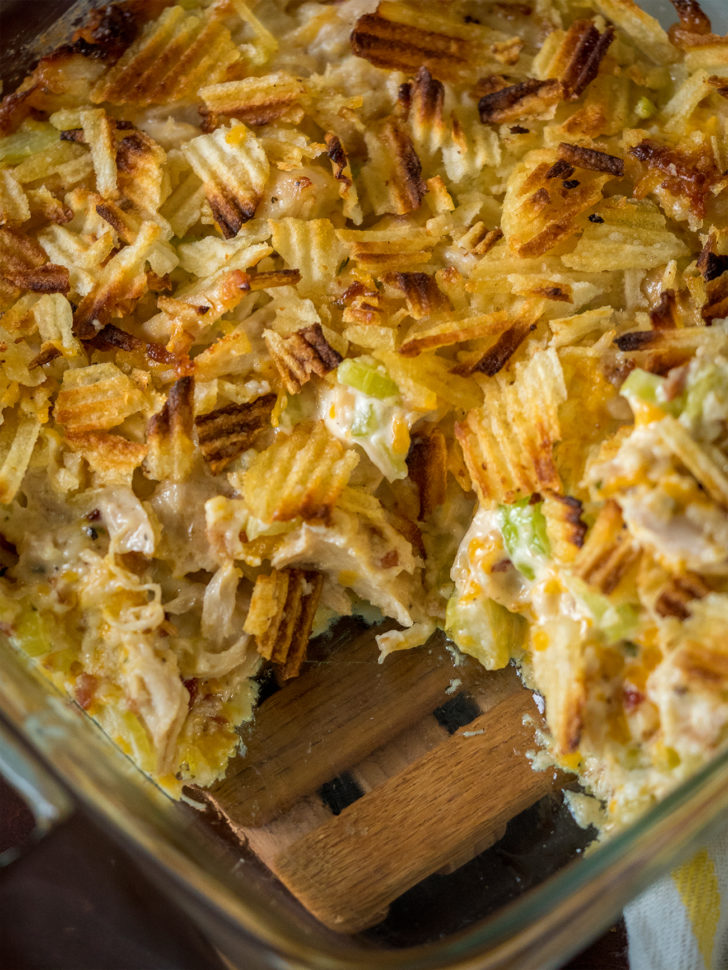 Hot chicken salad casserole