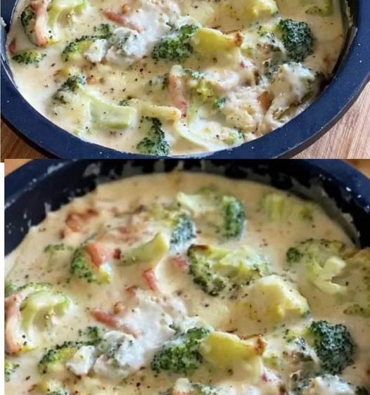 Broccoli carbonara