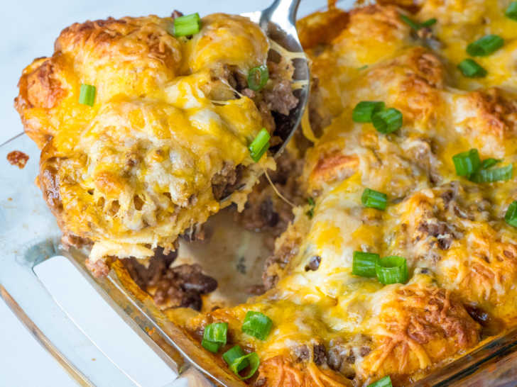 Bubble Up Enchilada Bake