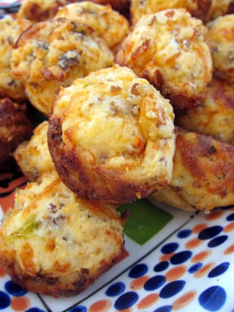 Sausage & cheese muffins