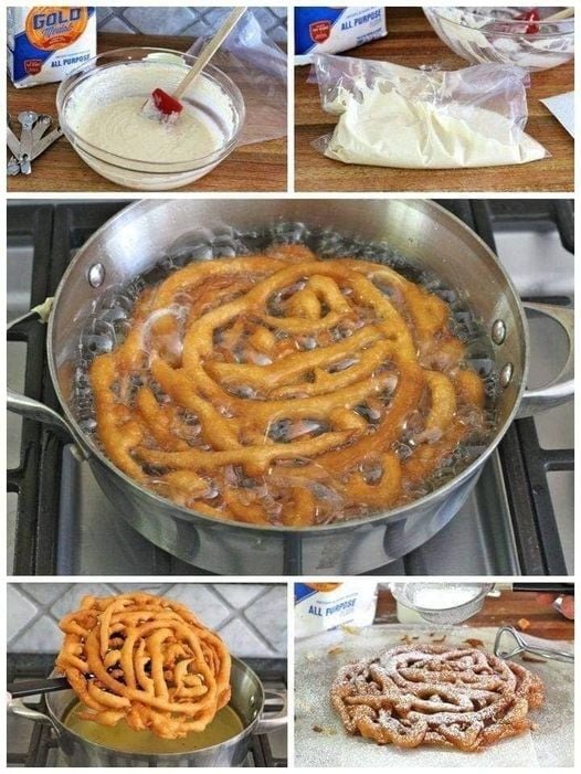 Homemade Funnel Cake