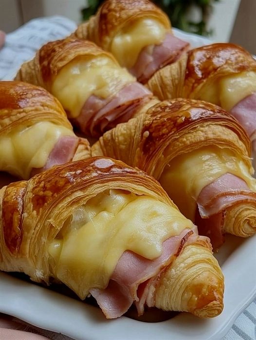 Ham and Cheese Croissants