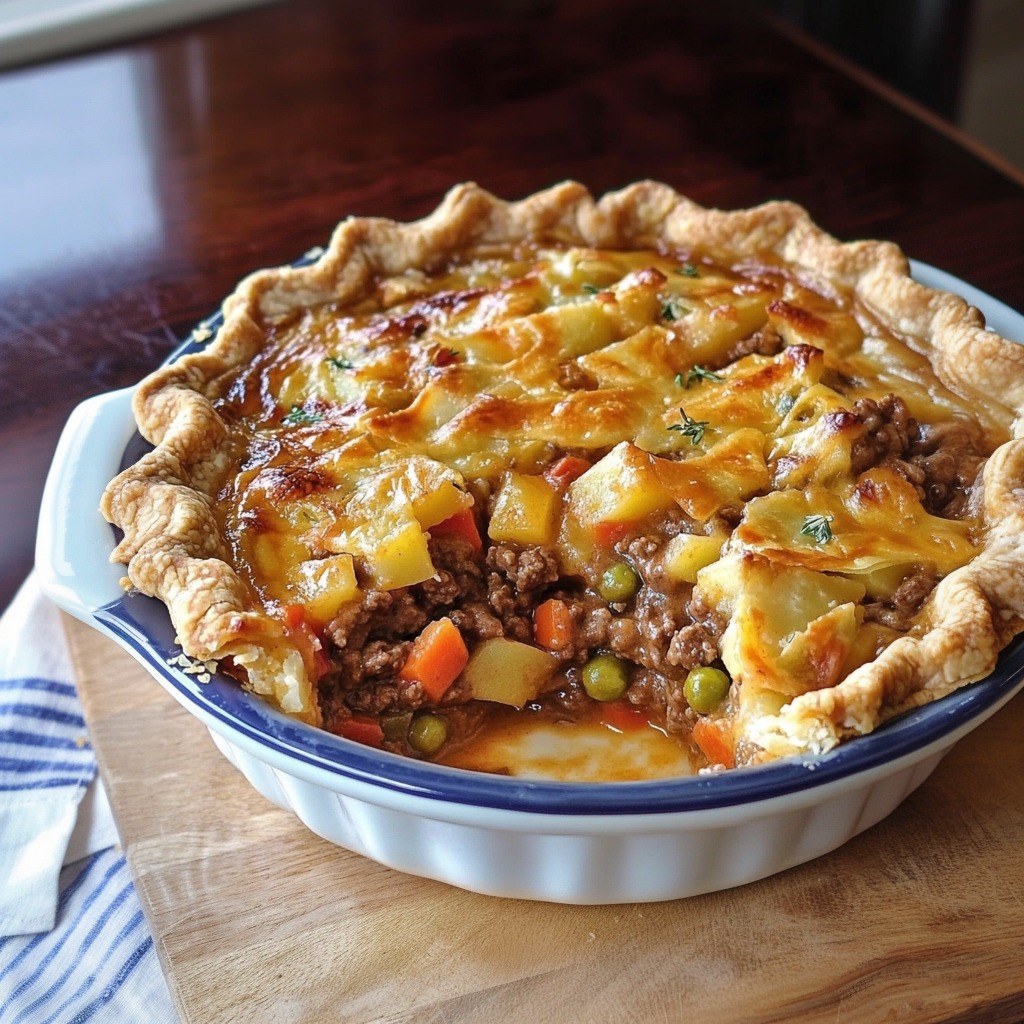 Savory Beef and Vegetable Pie