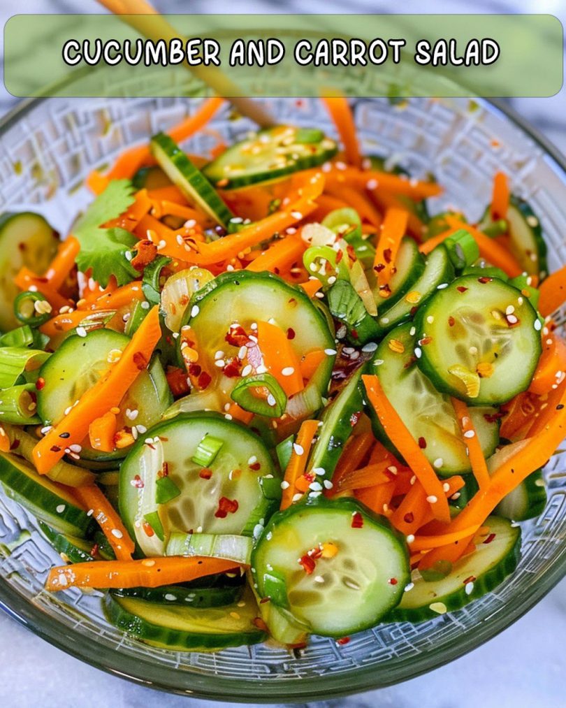 Cucumber and Carrot Salad Recipe