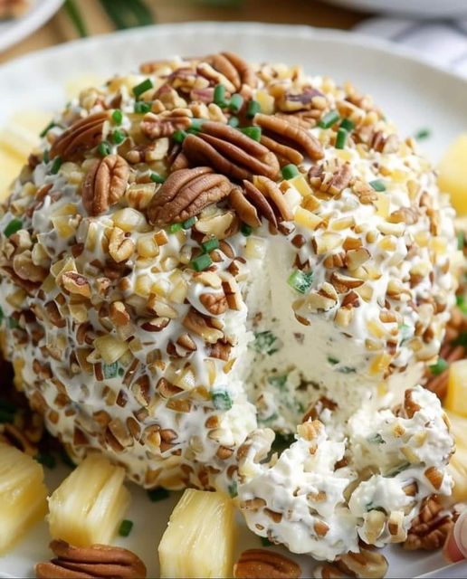 Pineapple Walnut Cheese Ball