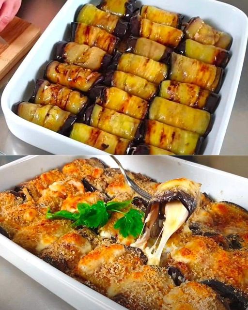 Eggplant rolls