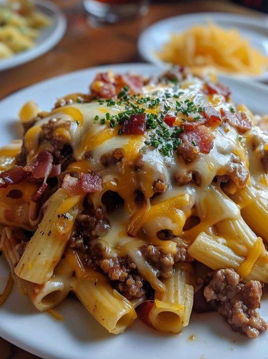 Bacon Cheeseburger Pasta