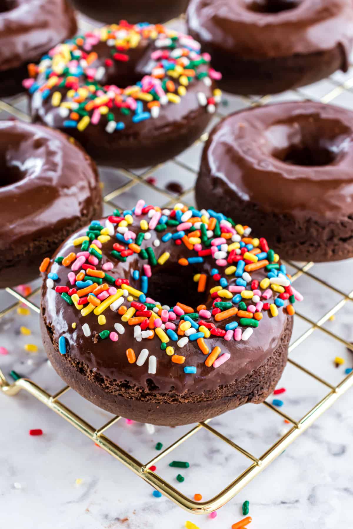 Baked Chocolate Donuts