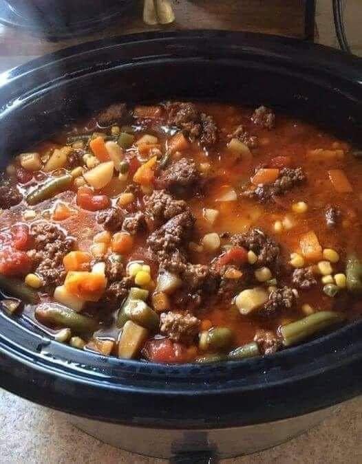 Rustic Cowboy Crockpot Soup