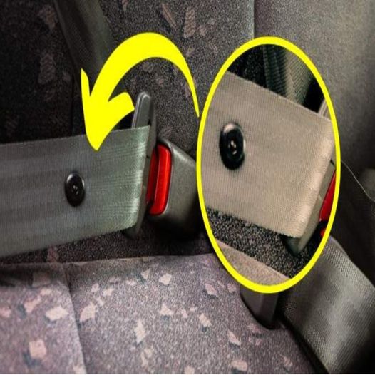 What is the little button on the seat belt for? A little-known use