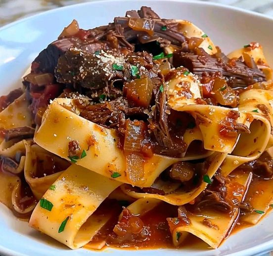 Short Ribs Ragu With Pappardelle