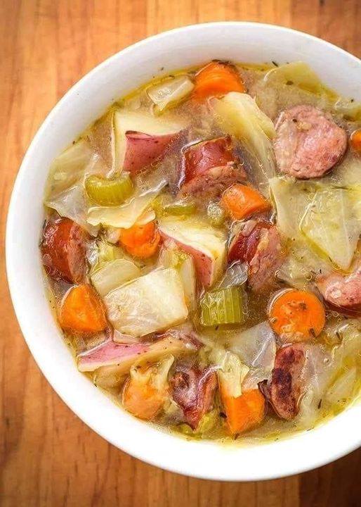 Instant Pot Kielbasa Cabbage Potato Soup