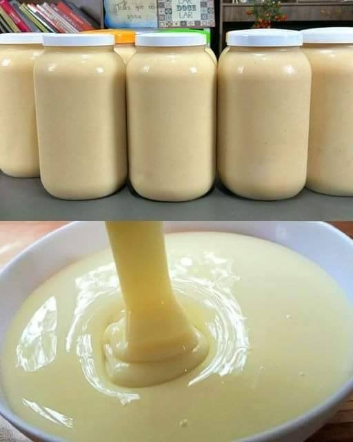 Homemade 2-ingredient condensed milk: delicious and economical