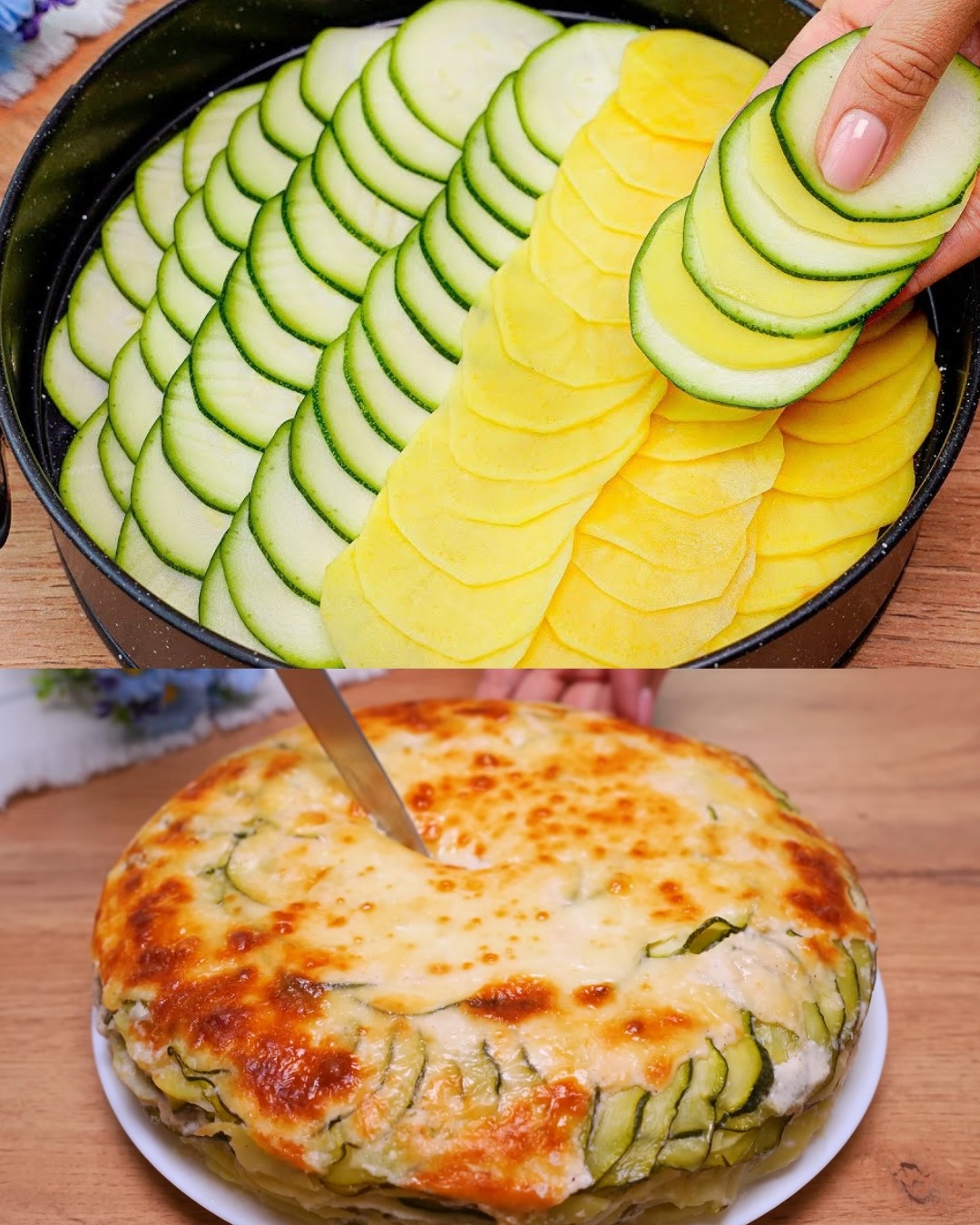 Got courgettes and potatoes? Make this easy and incredibly delicious recipe!