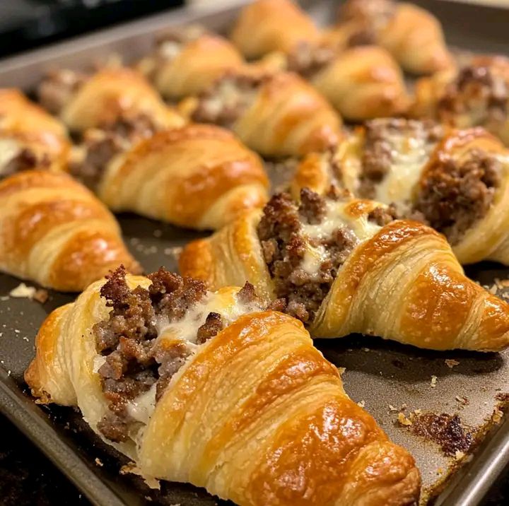 Rotel Sausage and Cream Cheese Crescents Recipe