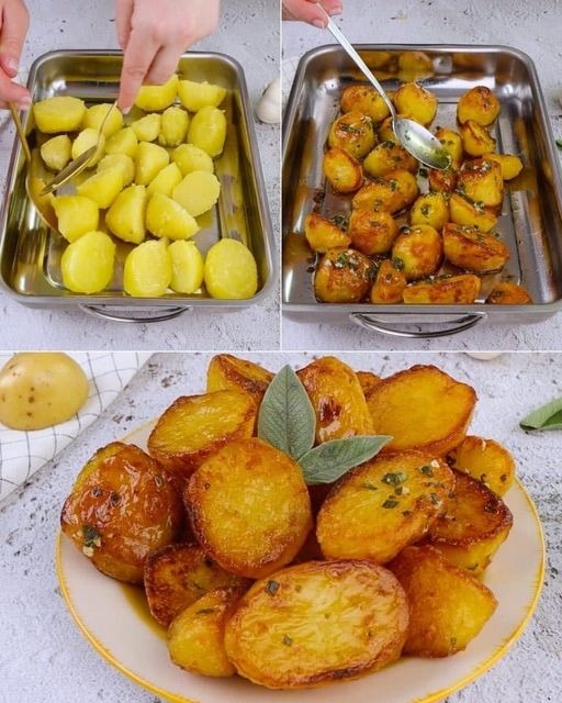 Roasted Potatoes with Garlic and Sage: Crispy, Delicious and Easy to Make