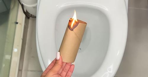 Because many have started to burn the toilet paper roll in the bathroom.