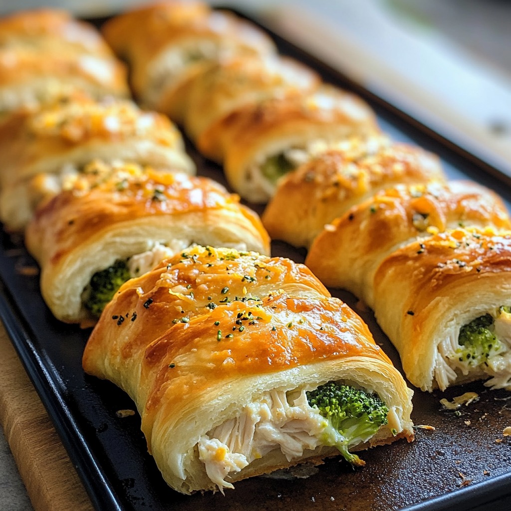 Chicken Stuffed Crescent Rolls 🧀🍗🥐