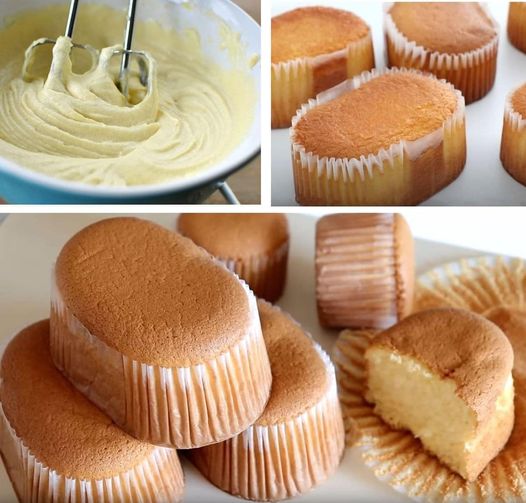 Mini castella cake