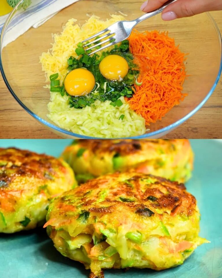 Zucchini and Potato Fritters with Cheese