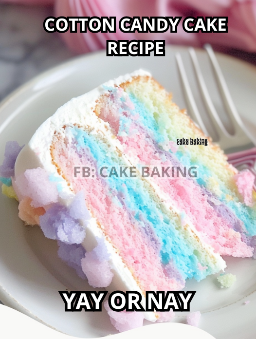 Cotton Candy Cake