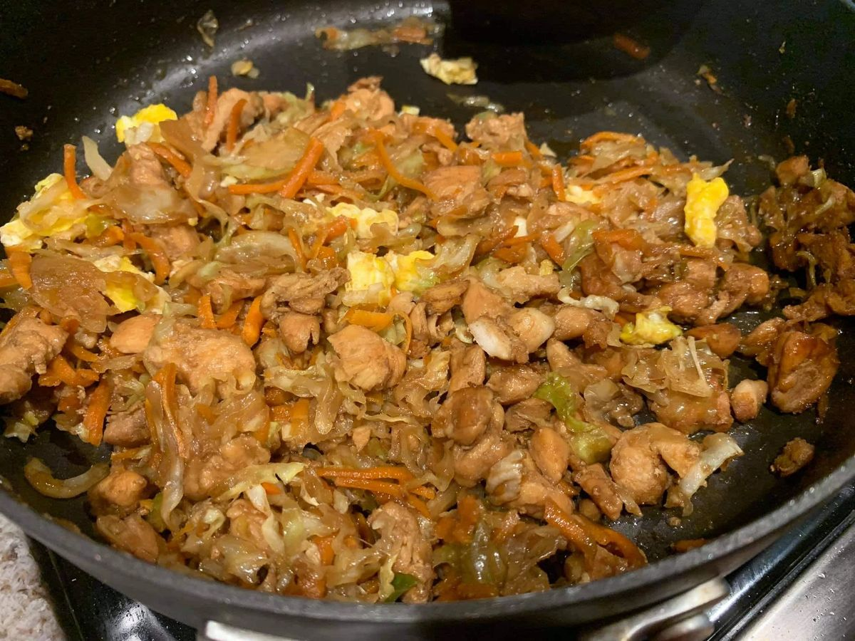 Egg rolls in a bowl