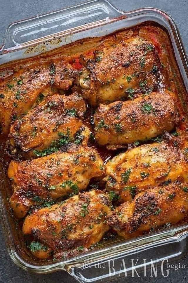 Baked Chicken Thighs