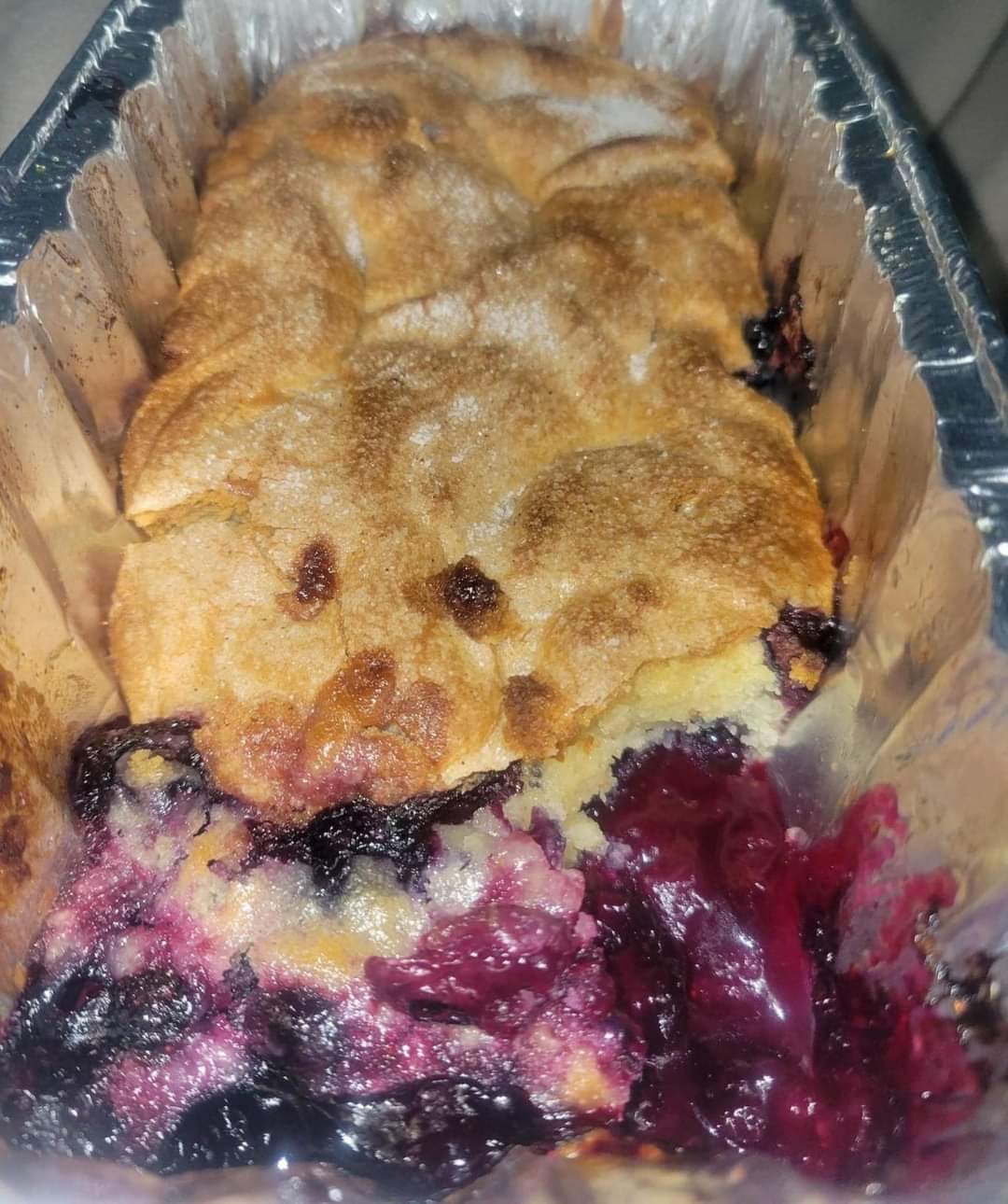 Blackberry cobbler