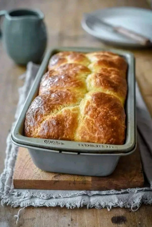 Golden Brioche Loaf