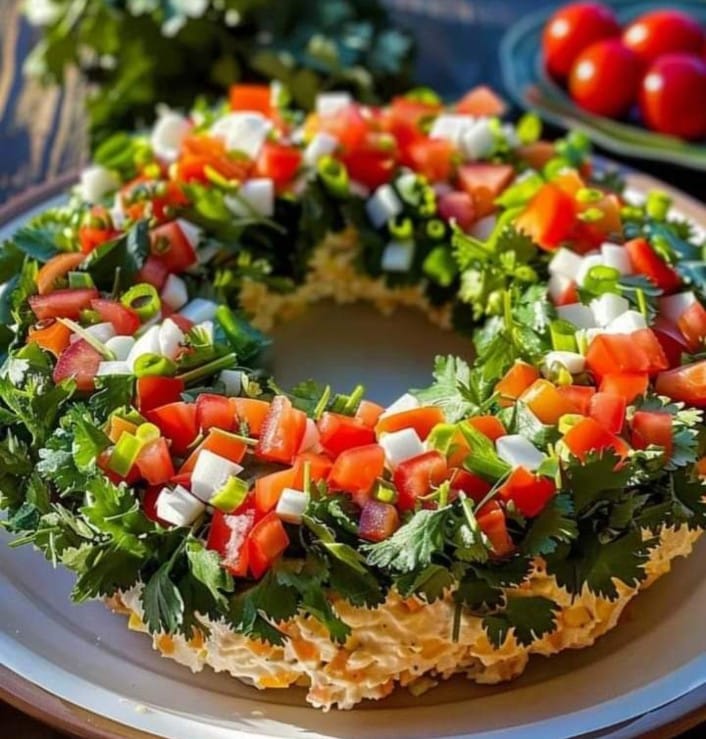 ‼️CHRISTMAS TACO CHEESE BALL WREATH‼️