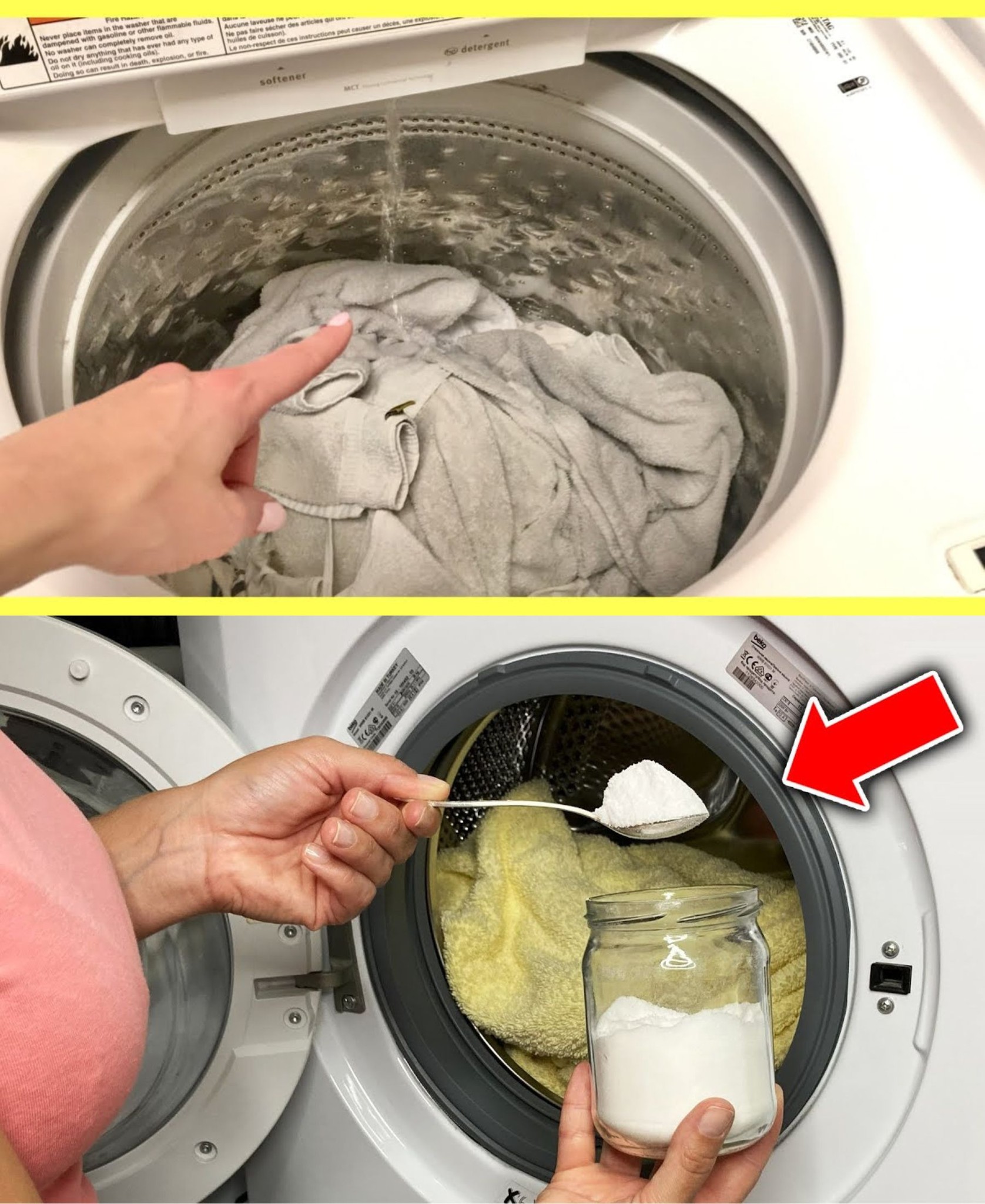 Washing machine, homemade fabric softener: these 2 ingredients are enough to prepare it