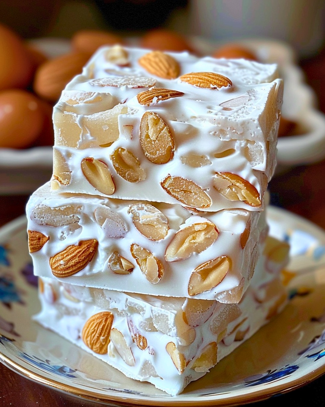 Homemade Almond Nougat 🍬✨