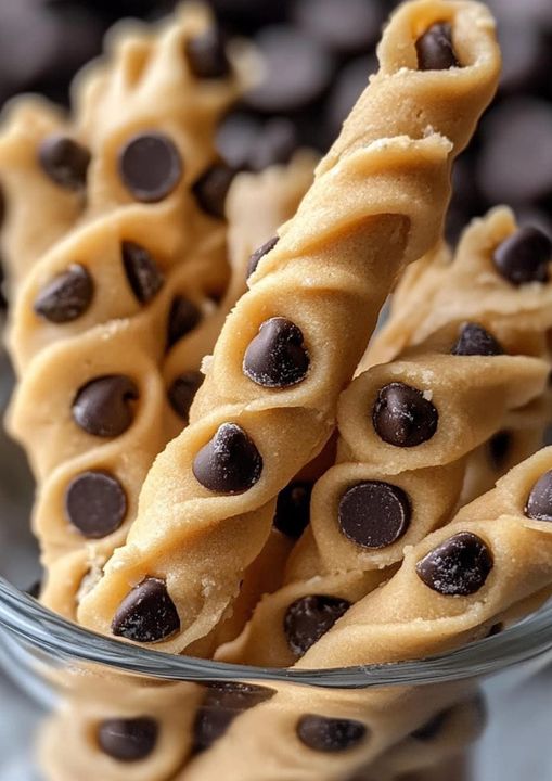 CHOCOLATE CHIP COOKIE DOUGH TWISTS