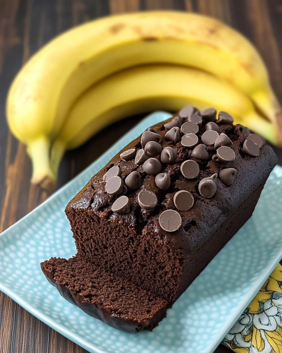 🍌 Chocolate Banana Bread 🍌