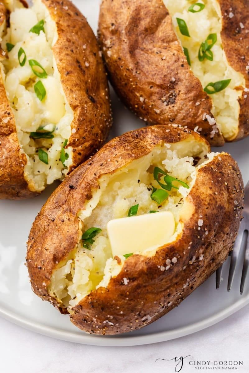 Sour Cream and Chives Baked Potatoes