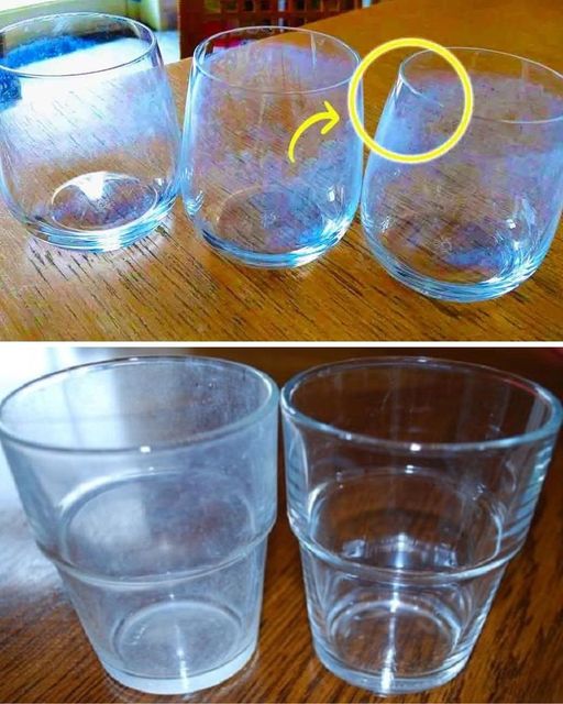 Here’s how to remove white patina from glasses and make them shiny with a cool trick