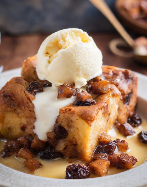 APPLE PIE BREAD PUDDING