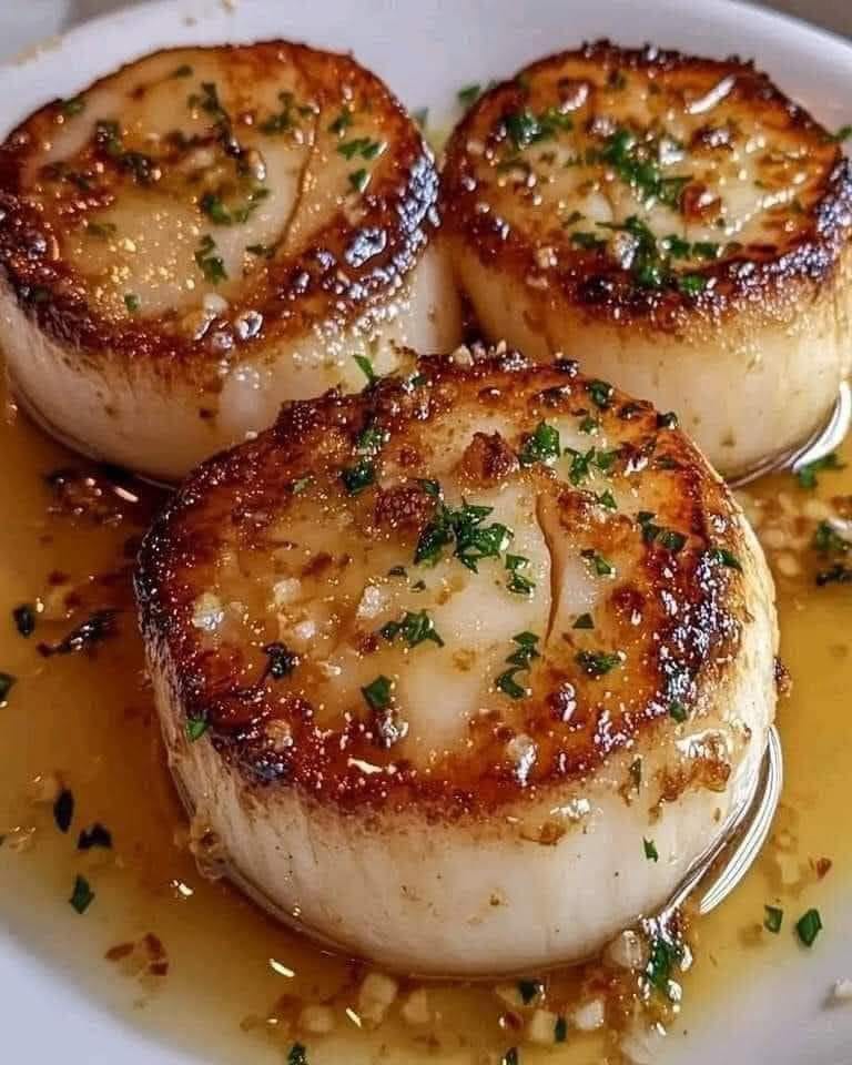 WOULD YOU EAT THIS GARLIC BUTTER BAKED SCALLOPS